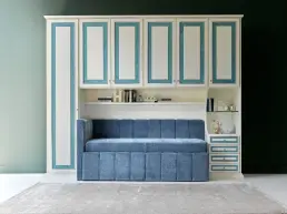 Un comodo divano letto con cassetti, disponibile anche con secondo letto, unisce la praticità con l’eleganza. Non rinunciare agli spazi ma vivili con gusto e cura dei dettagli.